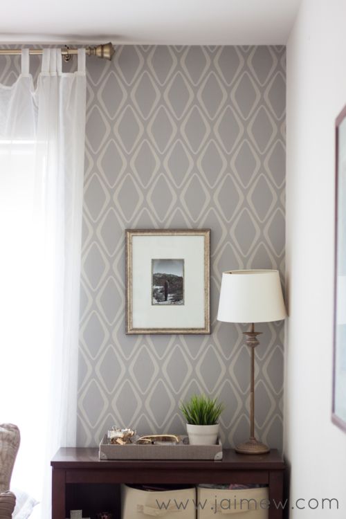 Removable Wallpaper Accent Wall Devine Diamond In Twig By Target