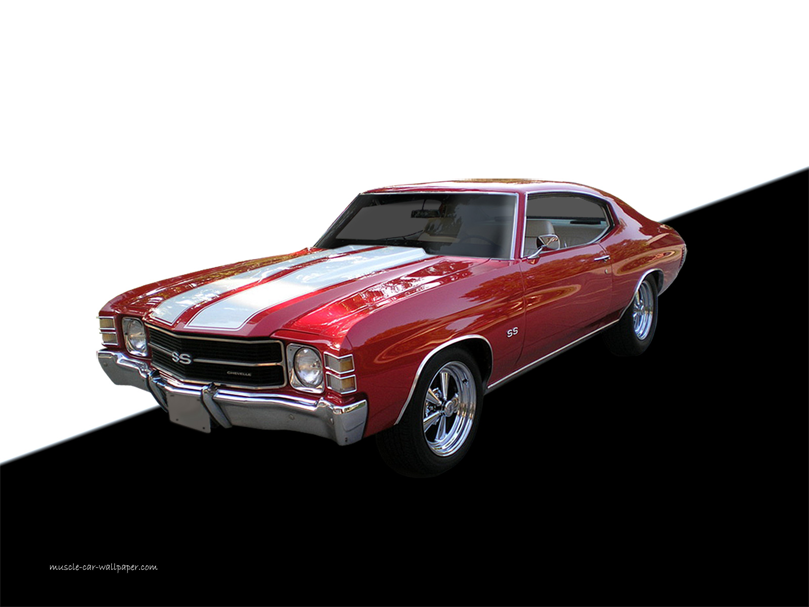 Chevelle SS Wallpaper 1971 Red Coupe 1600x1200 01