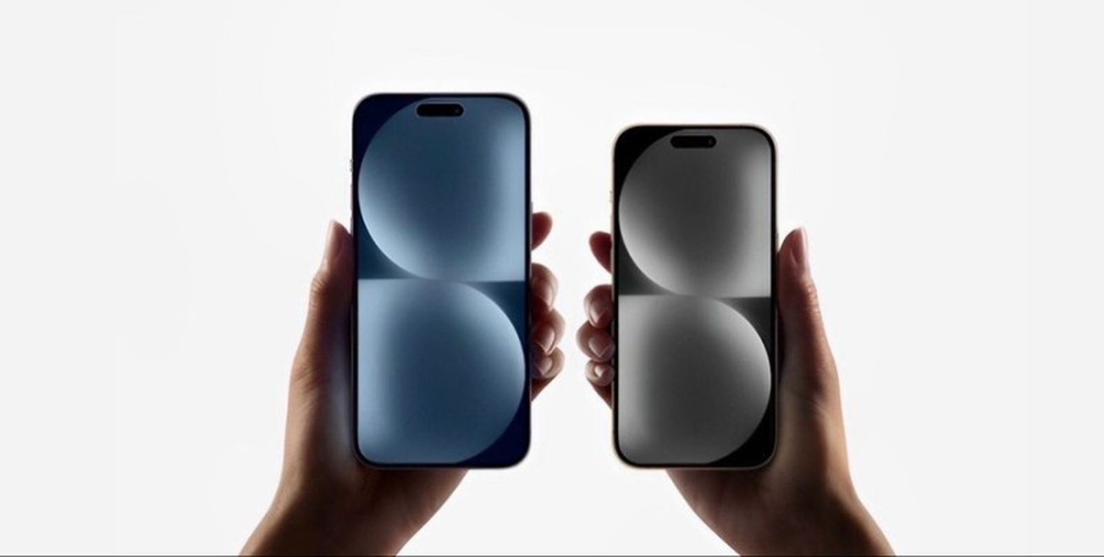 Apples Alleged iPhone 15 Pro Wallpapers Shown in Mockup   MacRumors