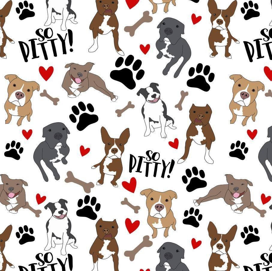 So Pitty Pitbull Print Leggings Babalus By Lucy