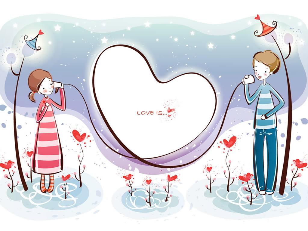 Cartoon Valentine Powerpoint Background