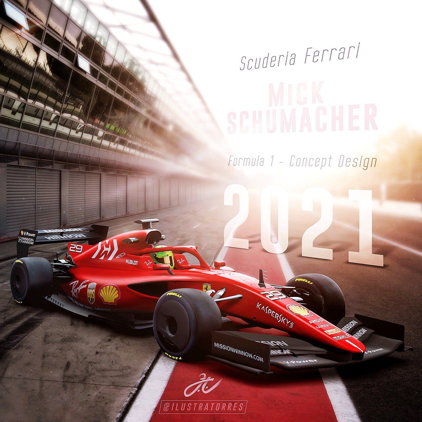 F1 Concept Ferrari Racing