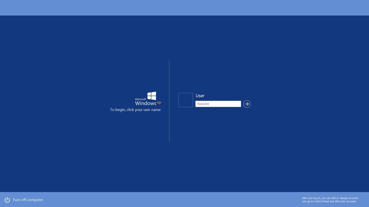 Windows Xp Metro Logon Screen Concept By Gifteddeviant