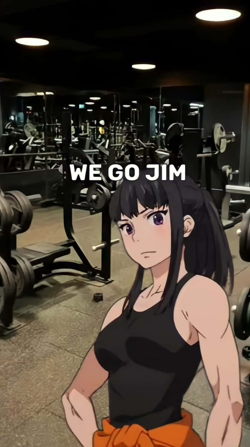 Gym Girl Aesthetic Wallpaper