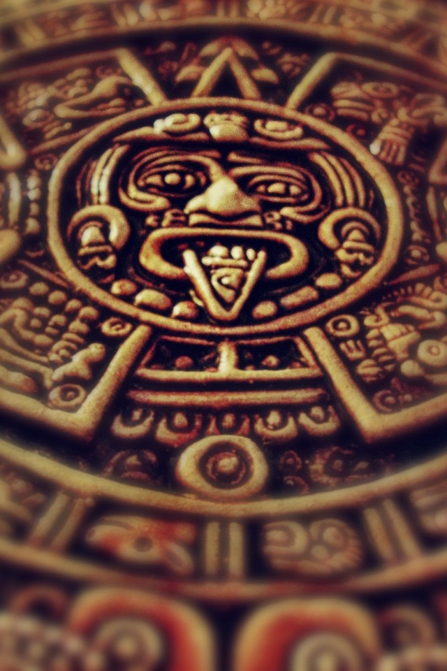 Mayan Medallion iPhone HD Wallpaper