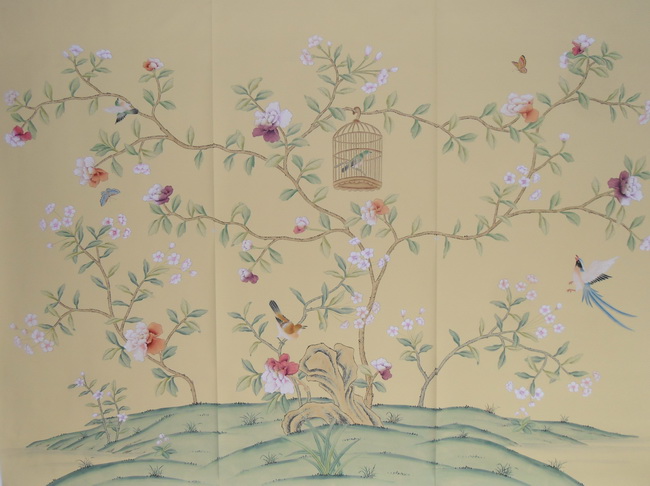 wallpaper china wallpaper grace silk wallpaper panel chinoiserie