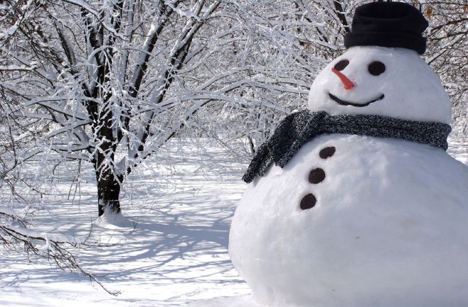 Snowmen are the mayors of many a winter scene
