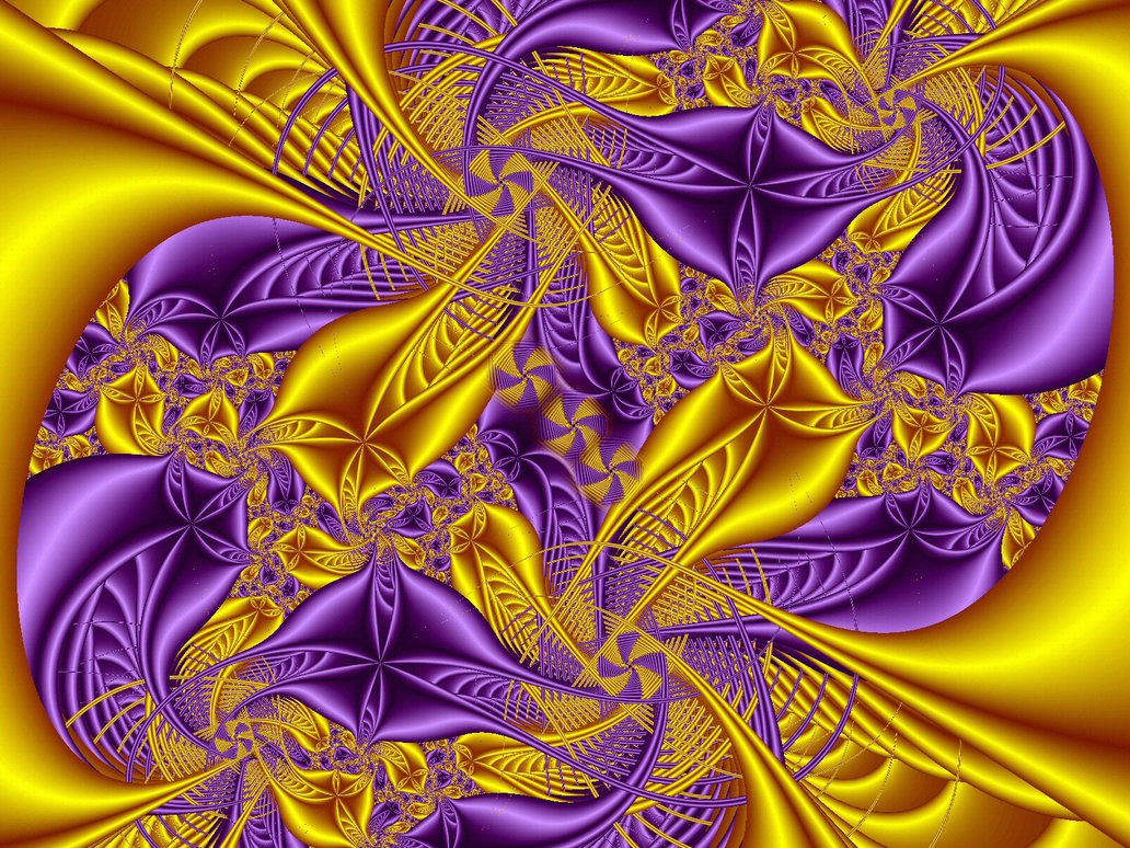 Purple and Gold by Thelma1 on