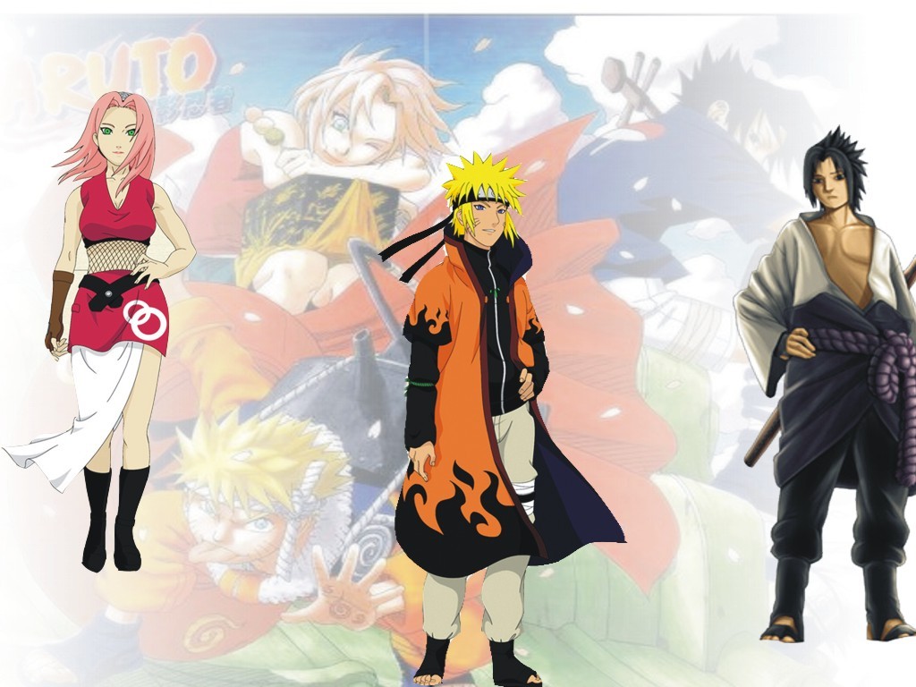 Sakura Sasuke Naruto Hokage Shippuden Wallpaper Here You Can