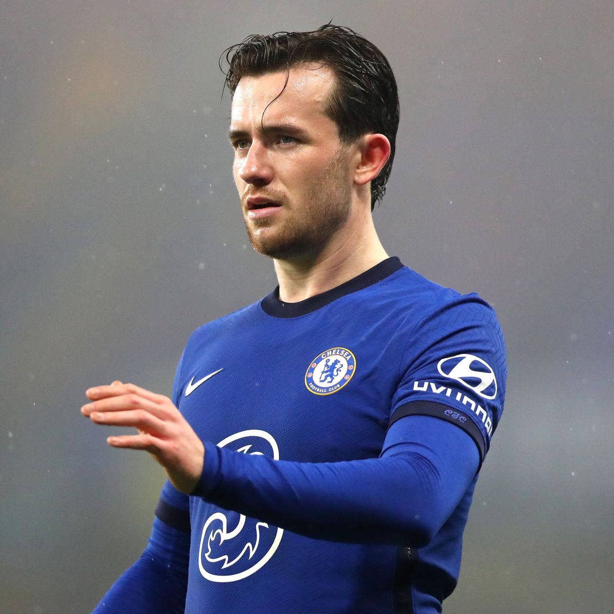 Ben Chilwell On Gray Wallpaper