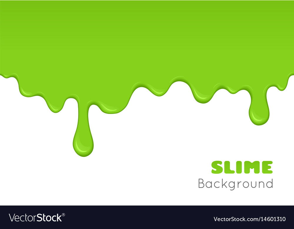 Background Dribble Green Slime Royalty Vector Image