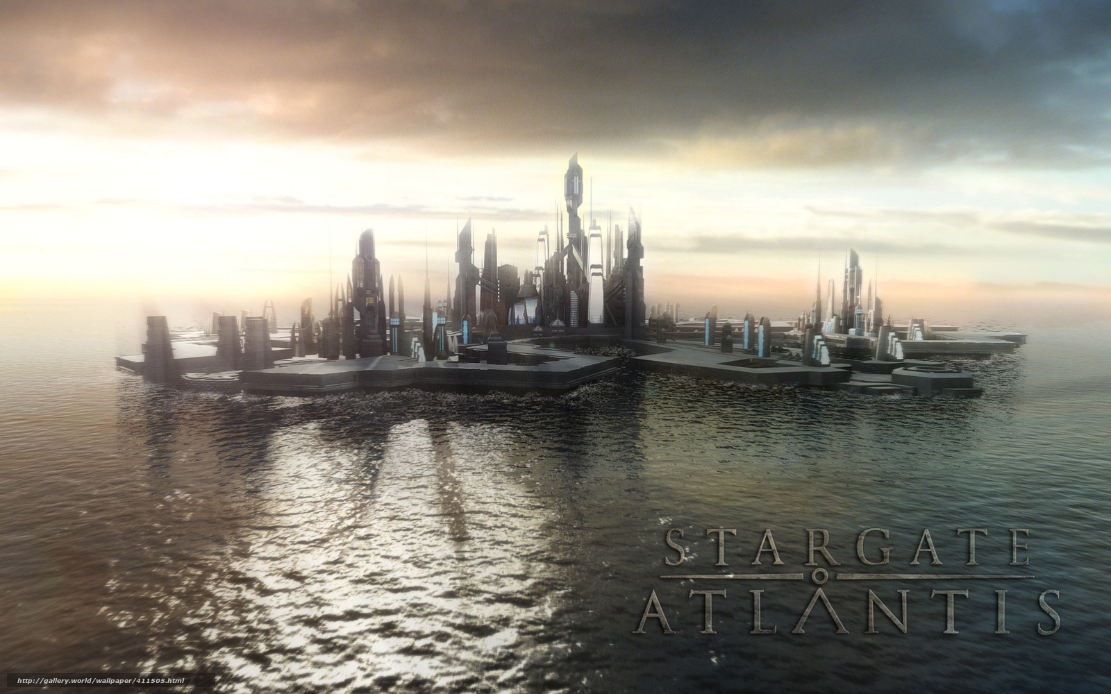 Wallpaper Series Stargate Atlantis Ocean City