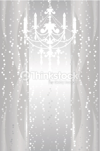 Silver Background With Chandelier Vector Art Thinkstock