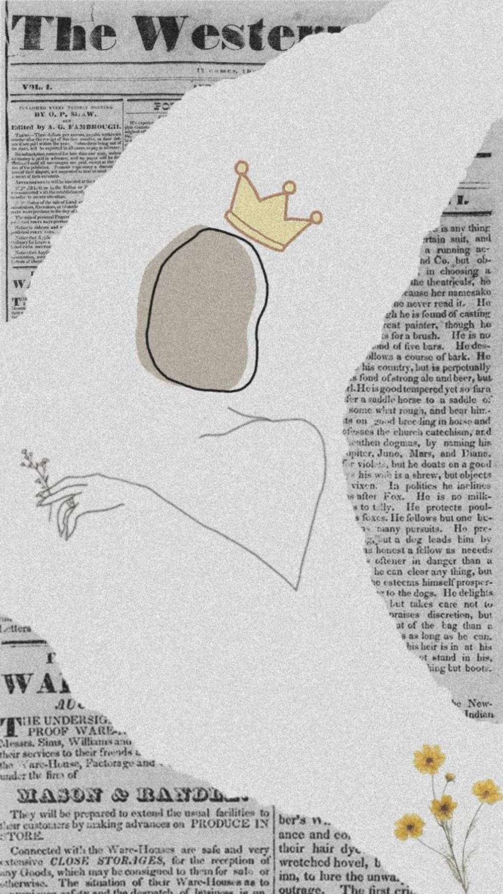 Cute Aesthetic Cartoon Wallpaper