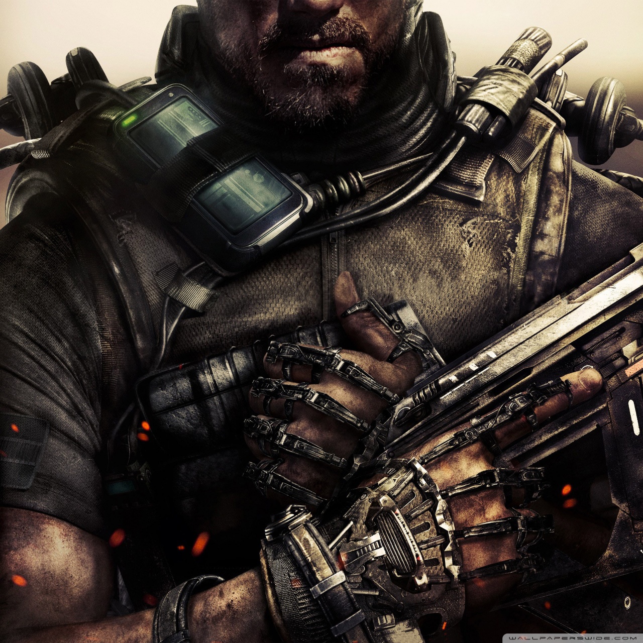COD Advanced Warfare Guns Ultra HD Desktop Background Wallpaper