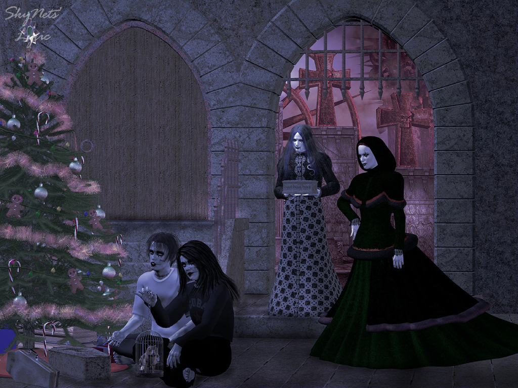 Pictures Christmas Vampires Gothic Wallpaper