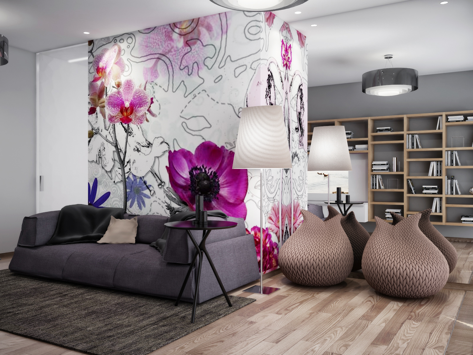 Living room designed by Azovskiy Pahomova Architects 1600x1200