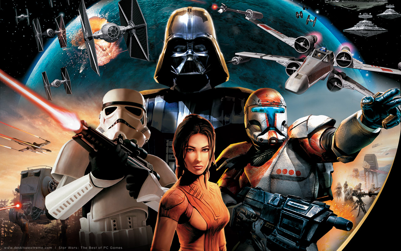 Star Wars Best Of Pc Widescreen Wallpaper By Desktopextreme