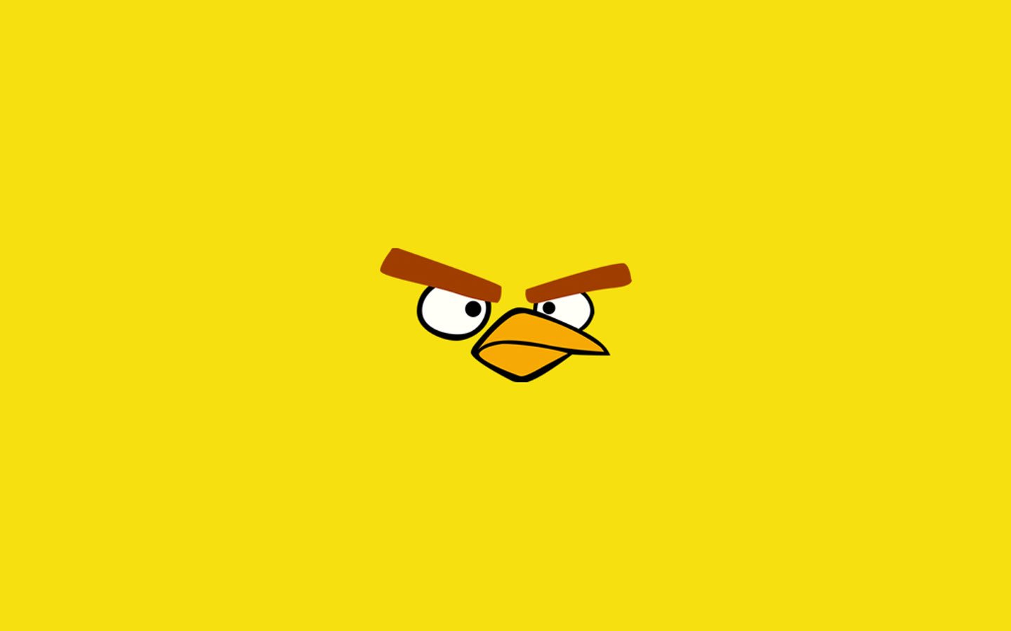 Angry Bird Yellow Wallpaper Image Picture 1440x900