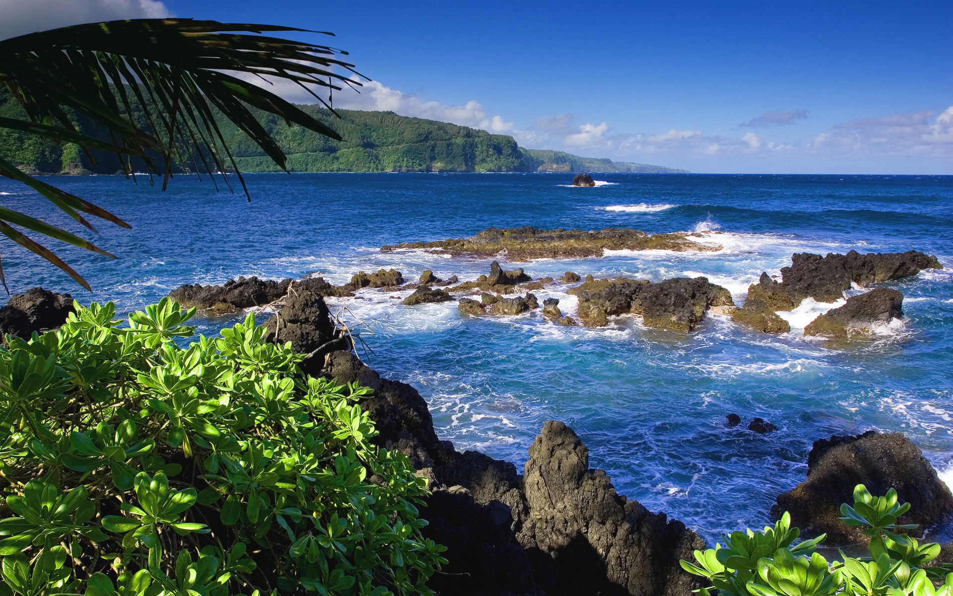 Hawaii Hawaiian Islands Sea Stones Wallpaper Background