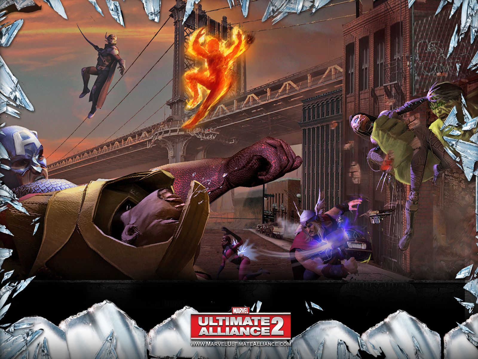 Marvel Ultimate Alliance Wallpaper Brawl Click For Big Pic
