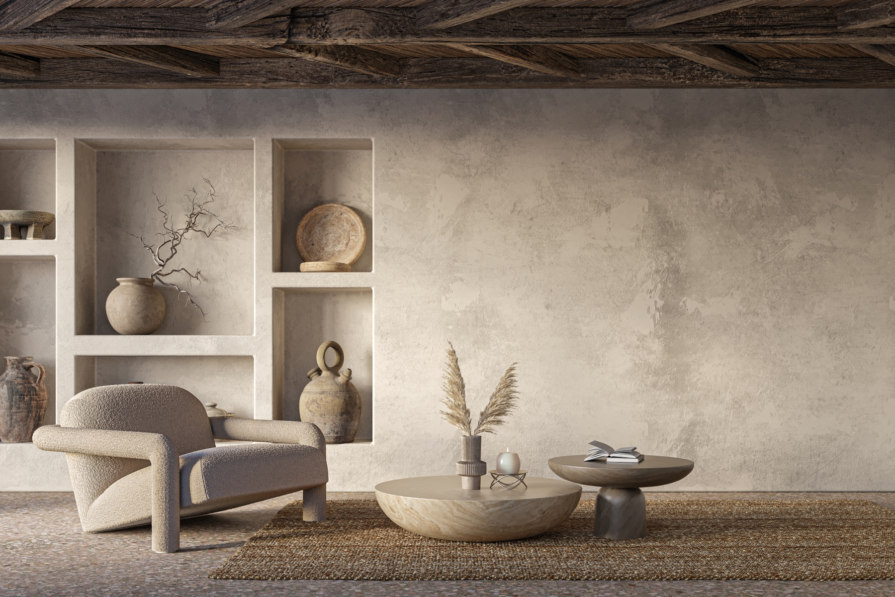 Wabi Sabi Style Wallpaper