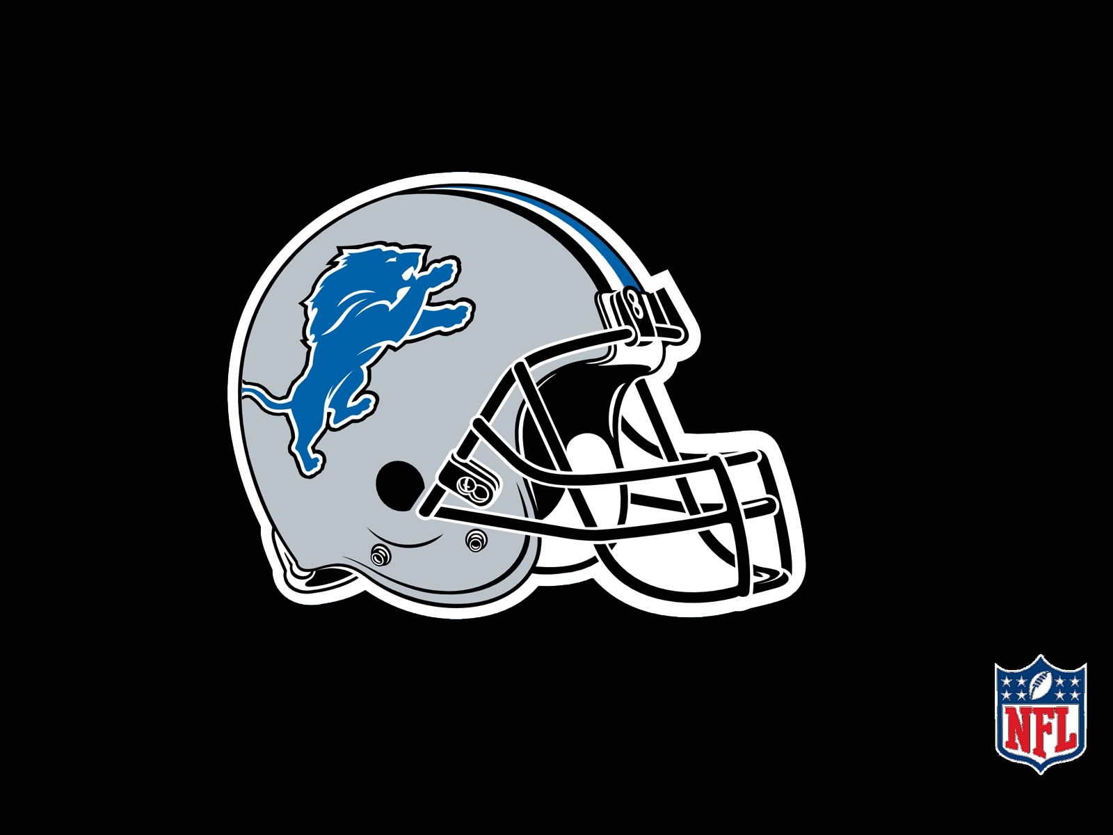 Nfl Detroit Lions Logo Blue Desktop Apps