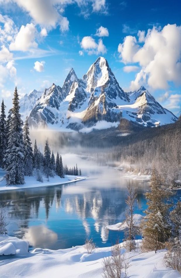Winter Mountain Wallpaper
