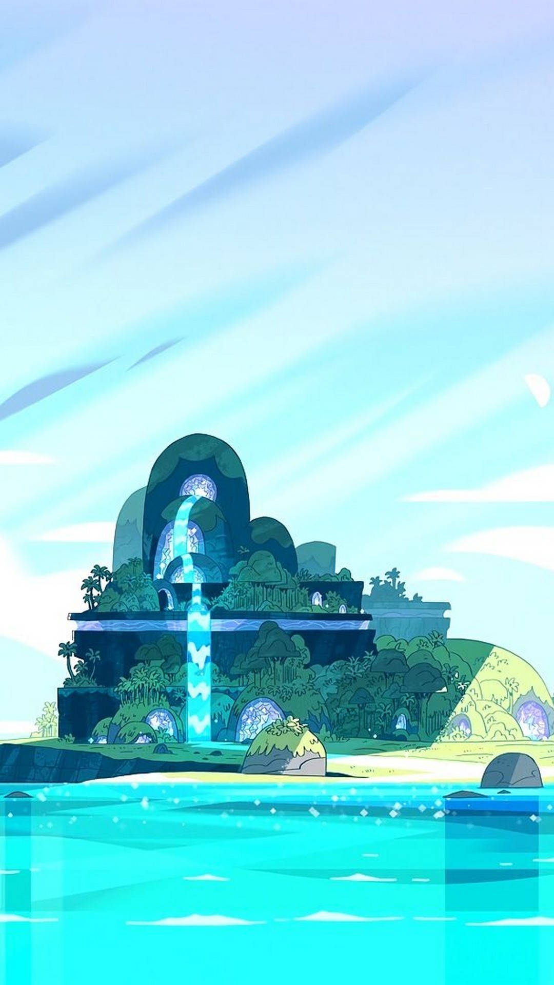 Mask Island Steven Universe iPad Wallpaper