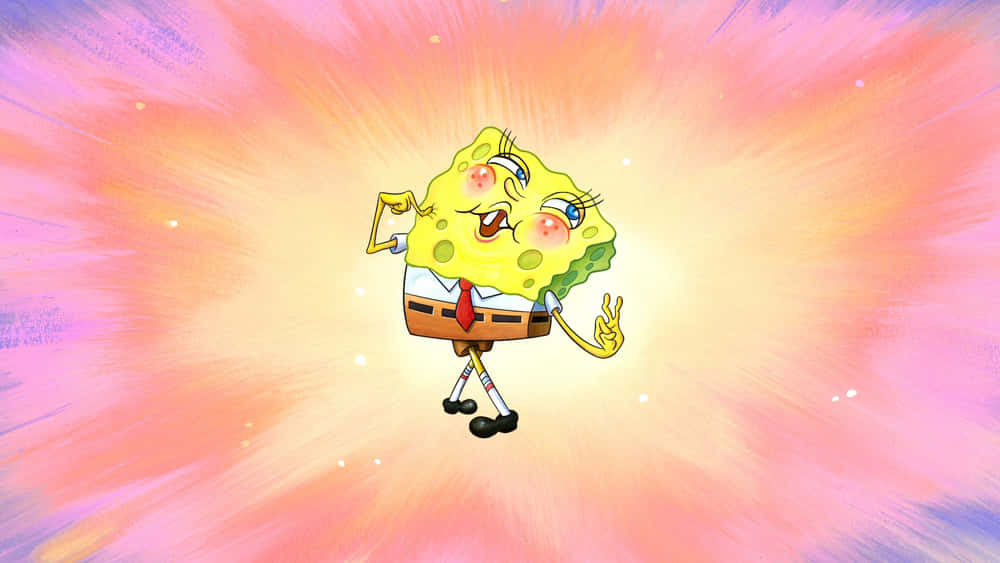 Aesthetic Spongebob Laptop Wallpaper