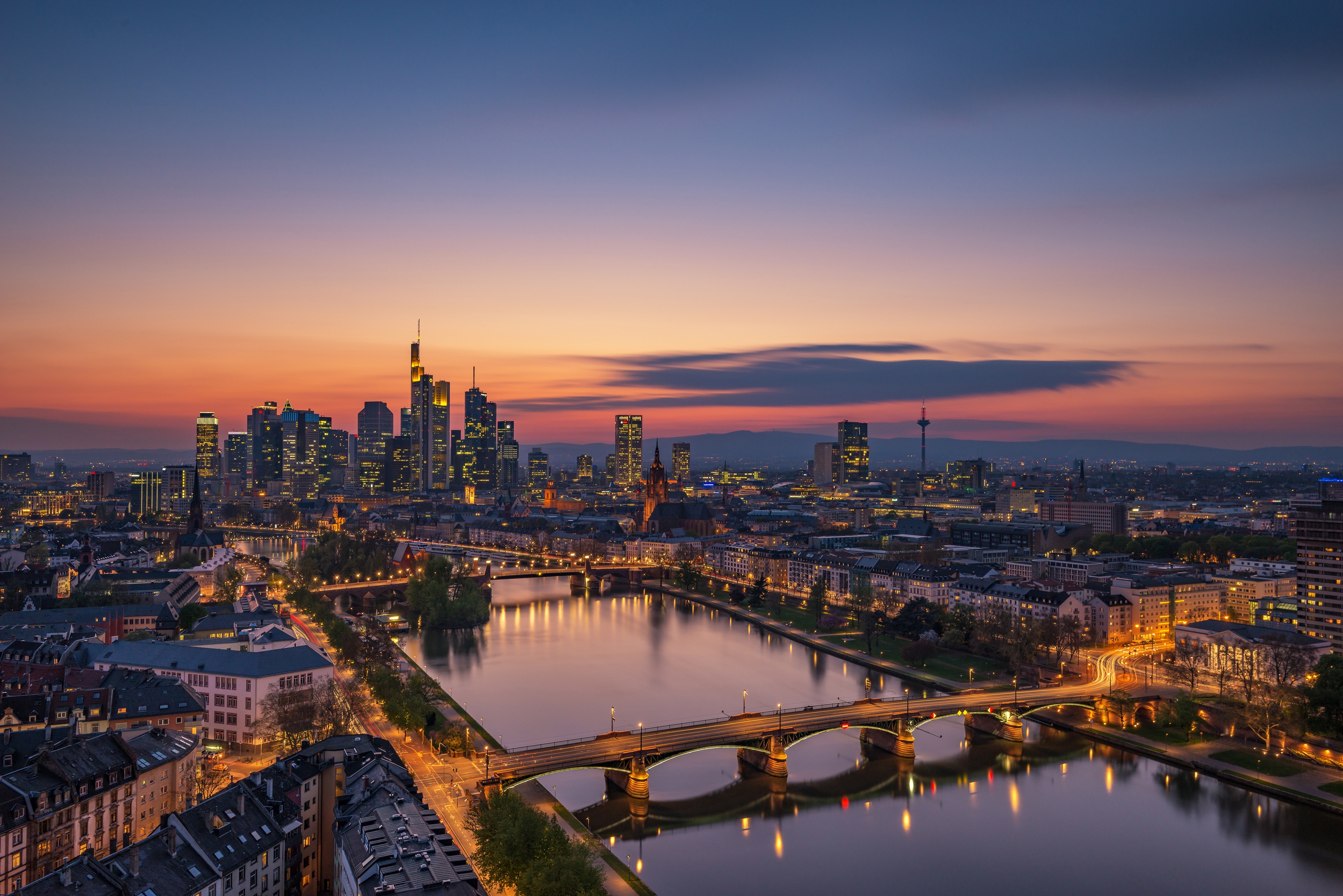 Frankfurt HD Wallpaper Background Image