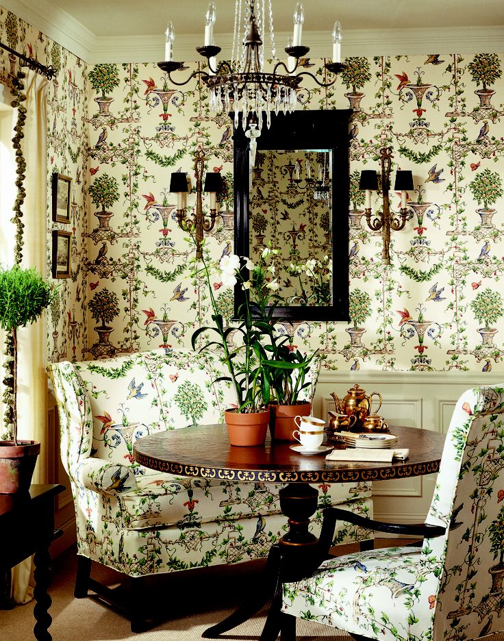 Marion Wallpaper And Fabric From Canterbury Thibaut Matchy