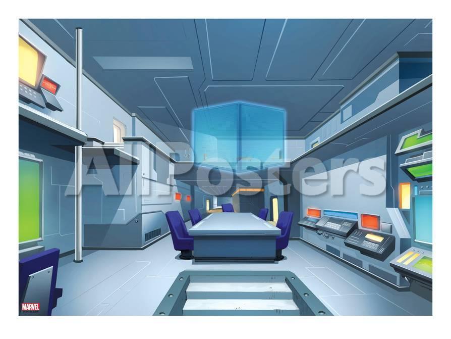 Marvel Super Hero Squad Background Headquarters Posters At