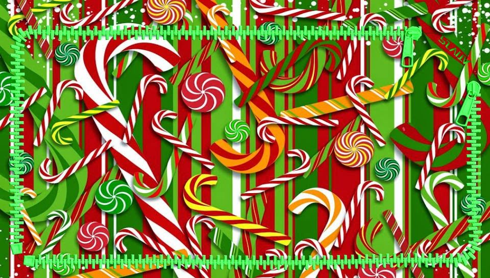 Ps Vita Candy Cane Lockscreen Christmas Wallpaper Background
