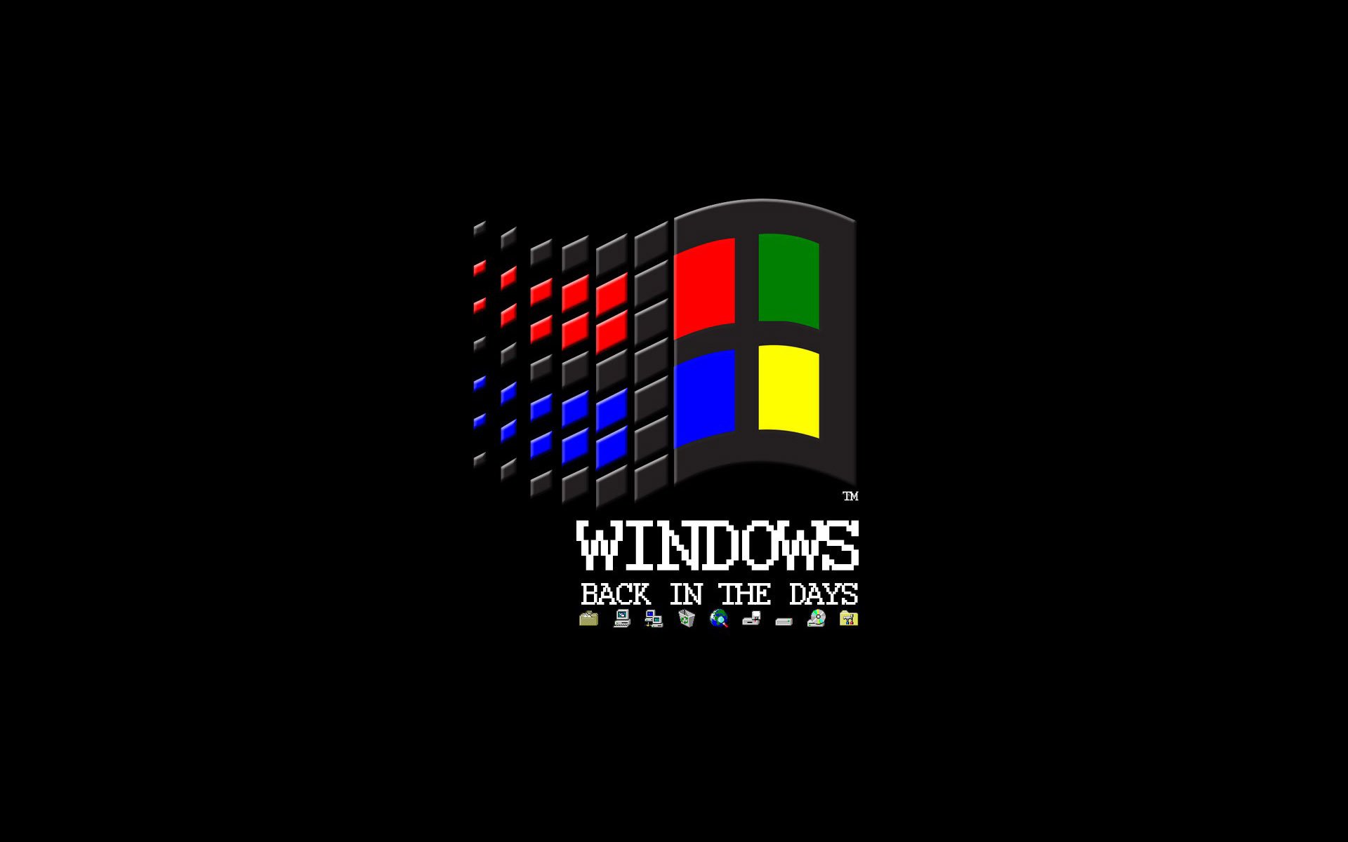 Retro Windows logo wallpaper 15218