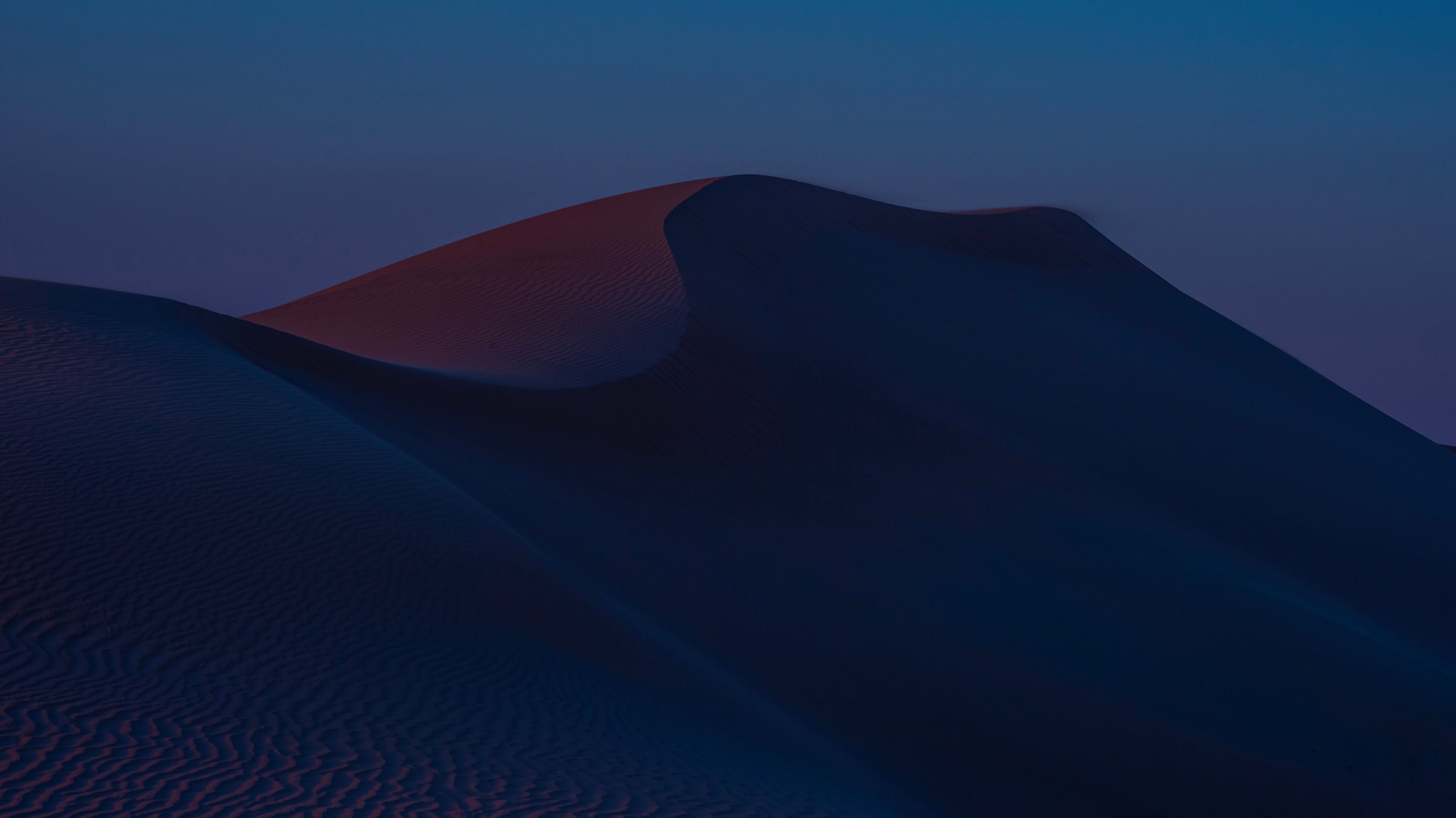 desert hills dusk sand dunes 8k iMac Wallpaper Download