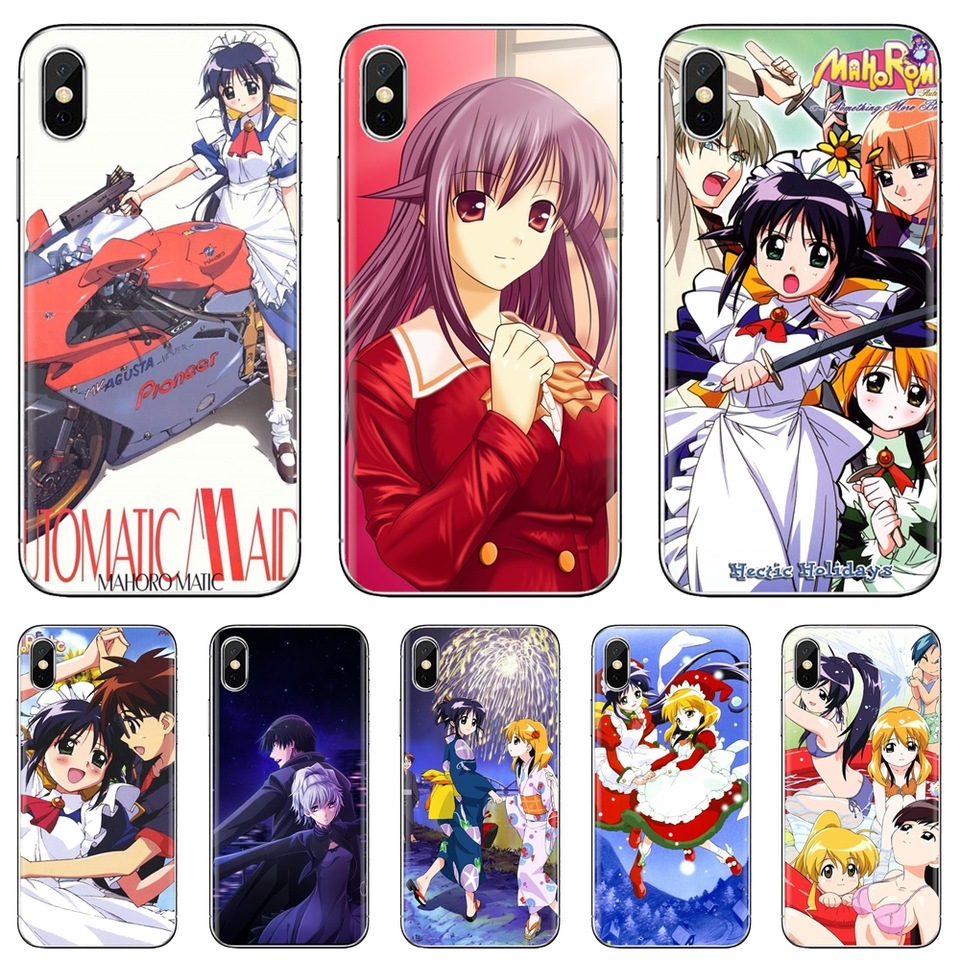 Soft Tpu Silicone Case Mahoromatic Anime Desktop Wallpaper For