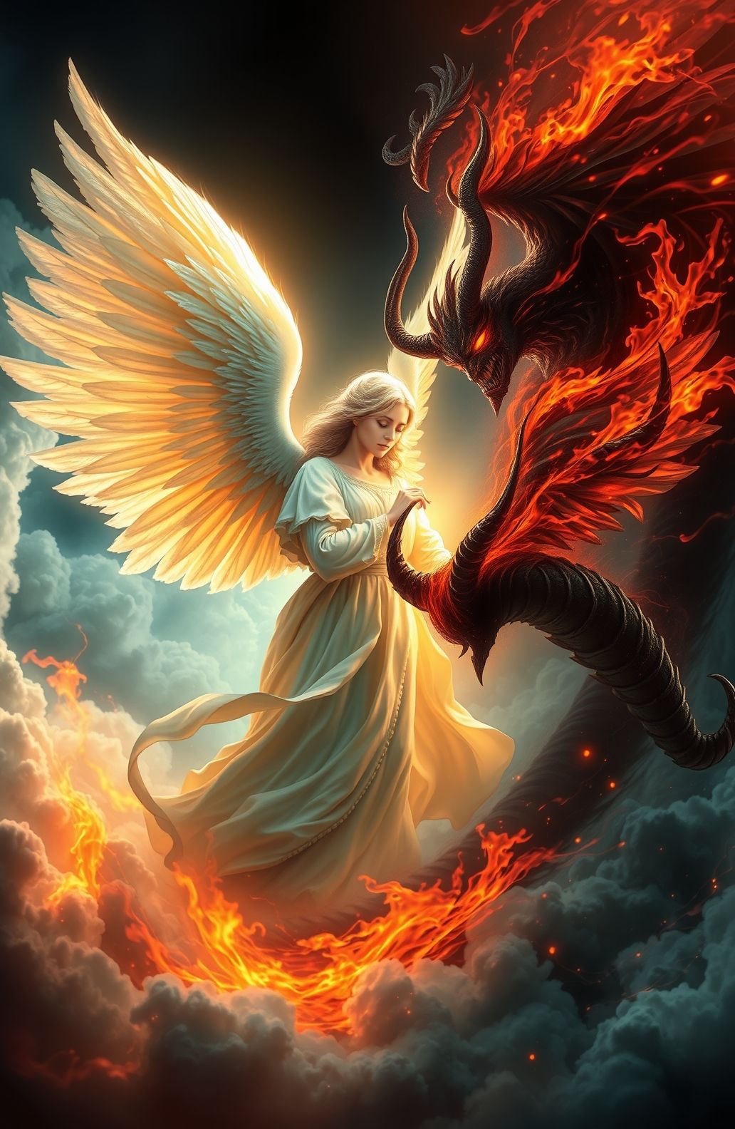 Angel And Devil Wallpaper