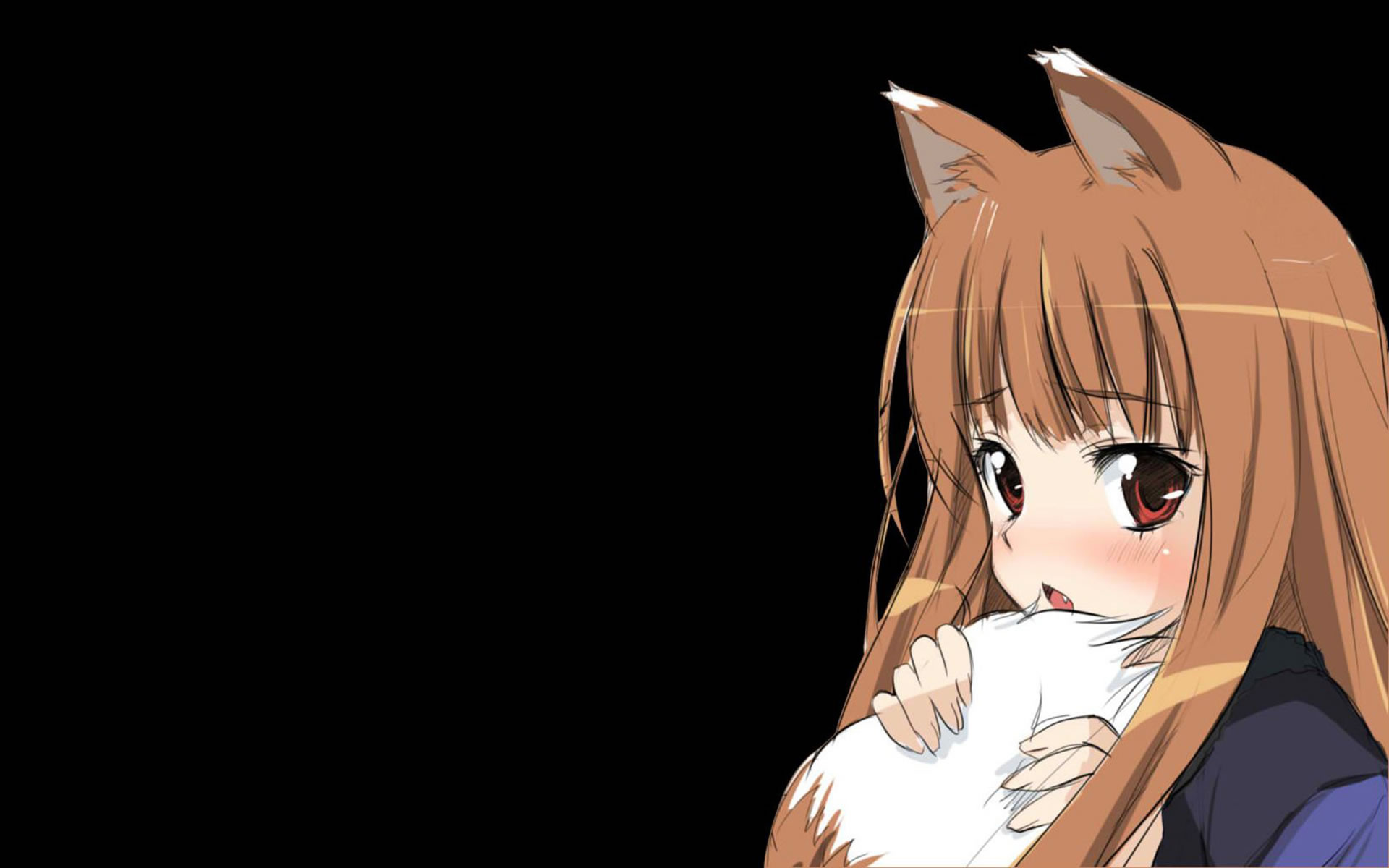Spice And Wolf Wallpaper Black Horo