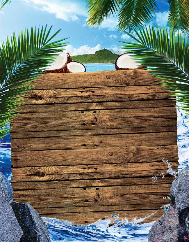 Beach Party Background Summer Poster Background Free Transparent PNG ...