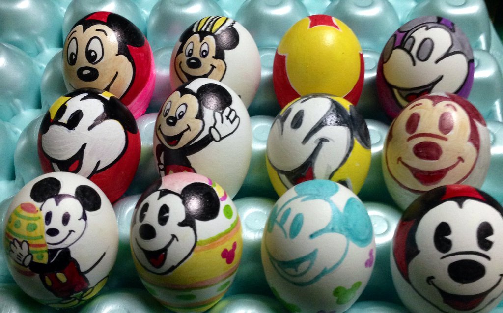 Mickey Mouse Easter Wallpaper Eggs By
