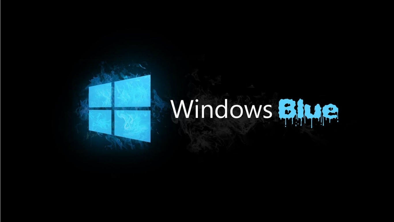 Windows Background Blue Logo Wallpaper X