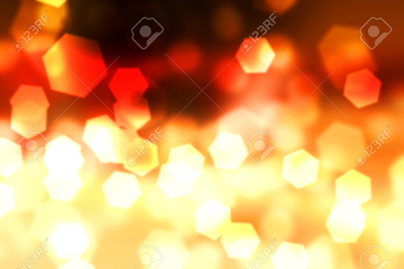 Abstract Bokeh Red Fire Light Background Texture Stock Photo