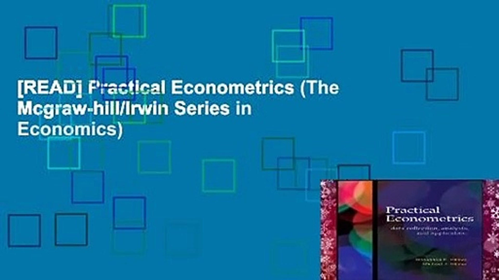 Read Practical Econometrics The Mcgraw Hill Irwin Series In