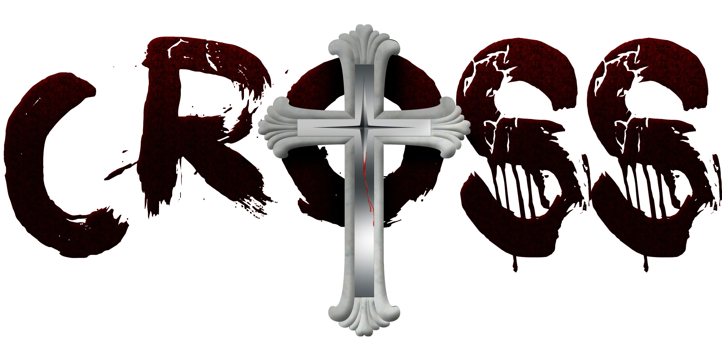 Cross Church Of Satan Logo Dark Horror Occult Wallpaper Background