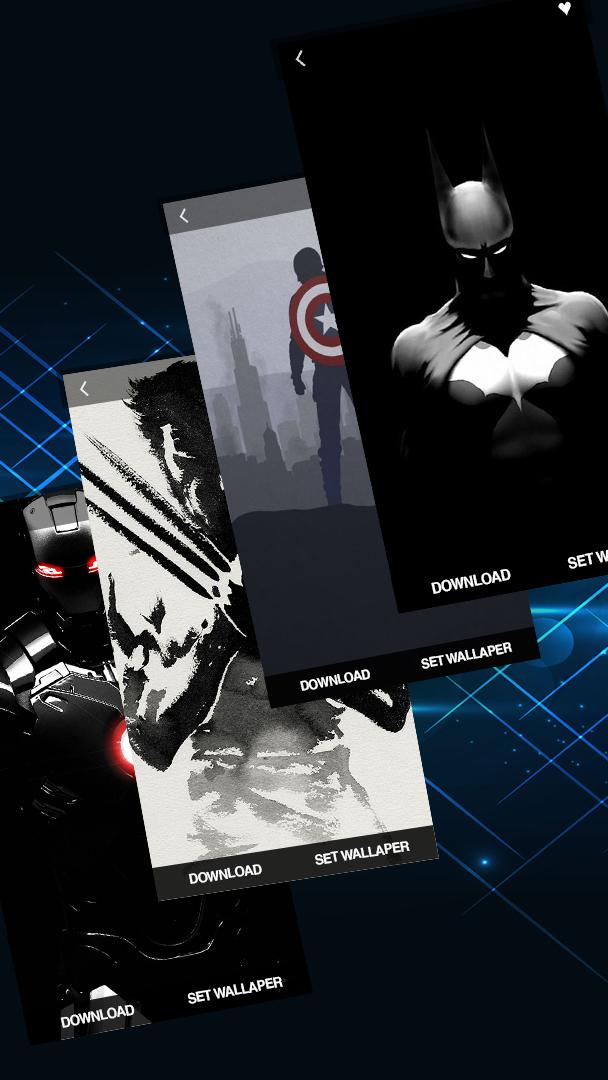 Amoled Superheroes Wallpaper 4k Hd For Android Apk