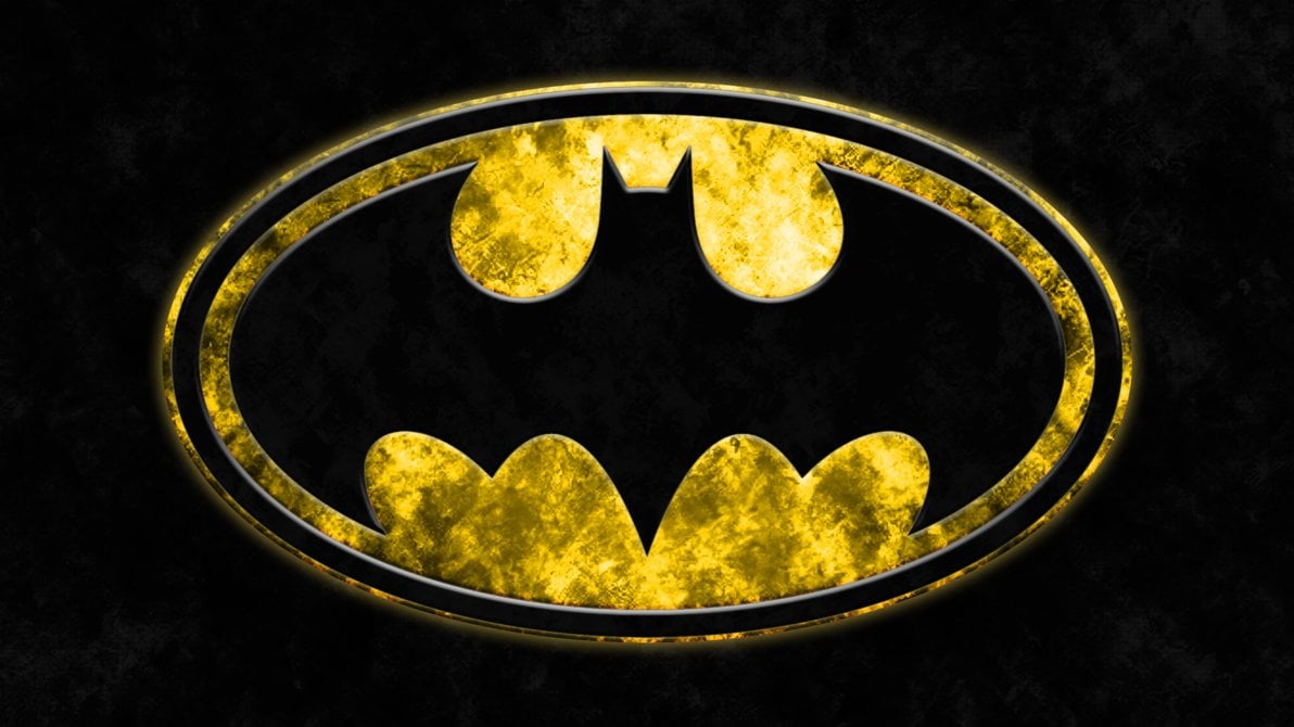 Batman Grunge Logo Wallpaper by RussJericho23
