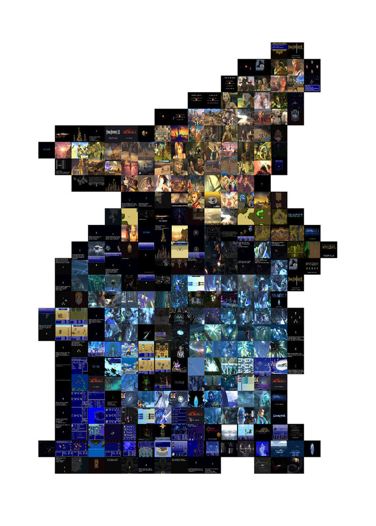 Final Fantasy Mage Collage By Calvertsheik