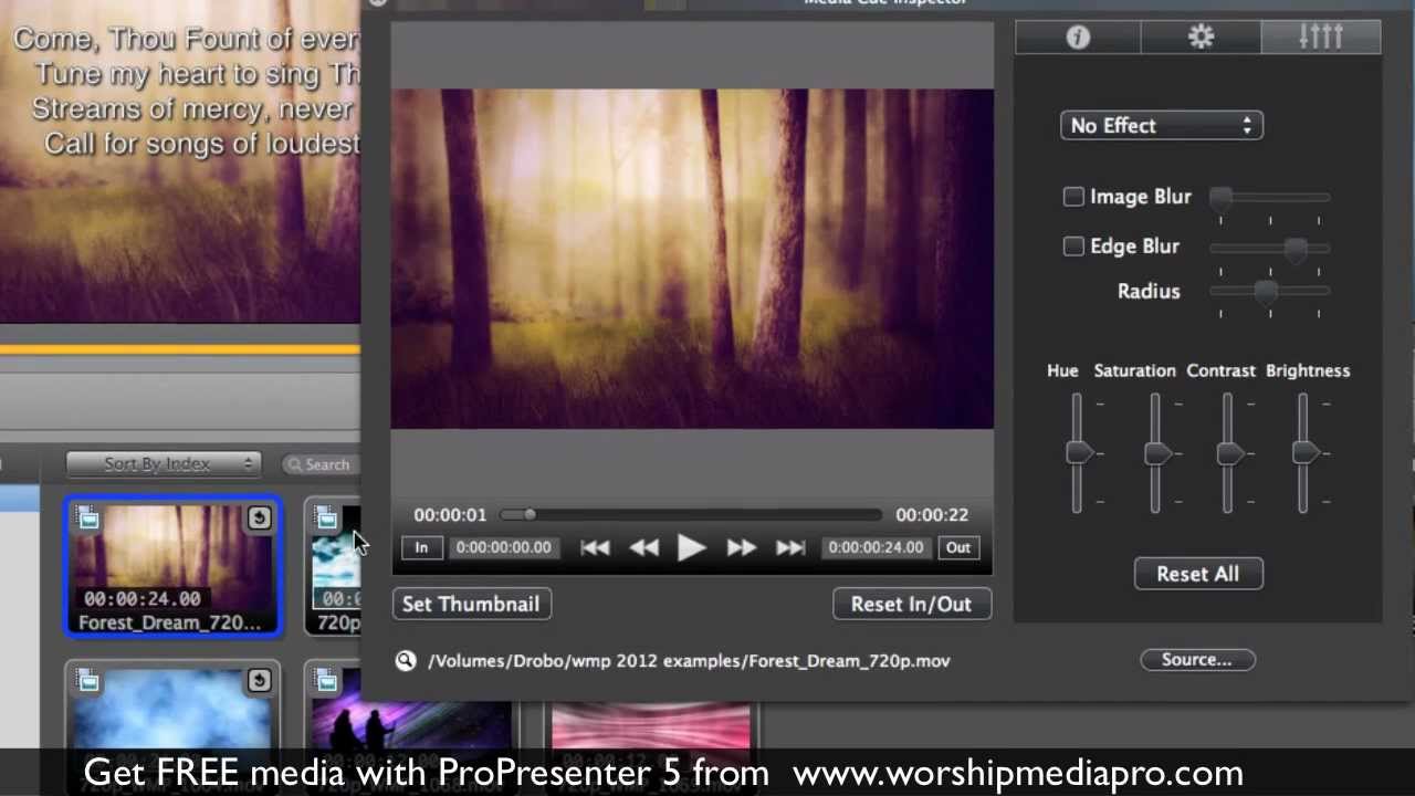 Make Your Own Motion Background In Propresenter