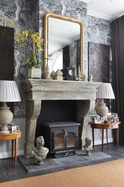 Farmhouse Living Room by VSP Interiors Home Idea Inspiration Pint